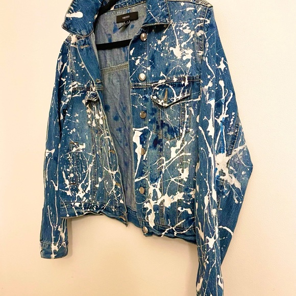 Studio Splatter Denim Jean Jacket - Picture 4 of 4